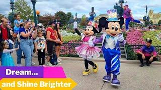 Dream...and Shine Brighter, Disneyland Paris, 2023, Full and uncut version! Follow the ride!