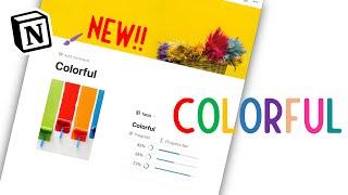 Notion Brand NEW Colorful FEATURES you missed this week !!