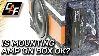 MUST use techniques - Mounting an Amplifier to a Subwoofer Enclosure