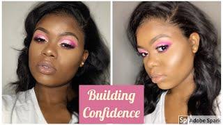 BUILDING CONFIDENCE RANT |PRETTY AND PINK GLAM| RANTRICE LOWE