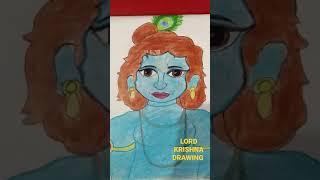 Lord Krishna Drawing | Art and craft with Yugansh |