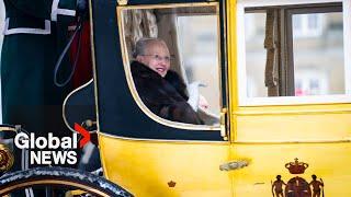 Queen Margrethe takes final carriage ride as Danish monarch after unexpected abdication