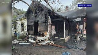 House fire displaces 8, kills 4 pets