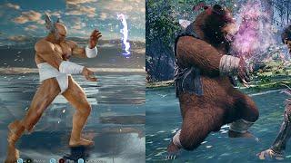 Kuma VS Heihachi Comparison | Tekken 8