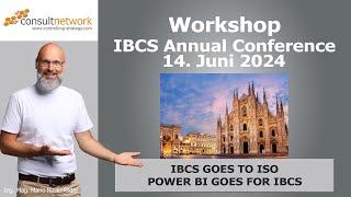 IBCS Annual Conference 2024 - IBCS goes to ISO and Power BI goes for IBCS