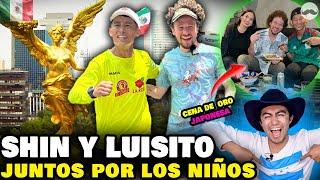 Shin llega a CDMX y Luisito Comunica lo lleva a comer carne de Oro, Mexicano Reacciona