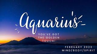 ️ AQUARIUS! Love, Success, You're Getting The Golden Touch. You Deserve it! ️