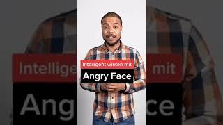 Intelligent wirken mit ANGRY FACE! #tipps #seriös #kompetent #shorts #intelligent