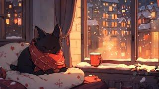 Sleepless Night  Lofi cat | just want to help you relax [Beats To Sleep / Chill To]