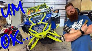 Making Ginger Jesse's RZR Pro R Great Again Part 1...Adding TRAILD Brake Pads And OEM Wheel Bearing