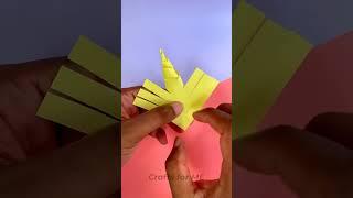 Rainbow 3D Snowflake Paper Crafts ️ #shorts #shortsfeed #origami #christmascraft #craftsforme