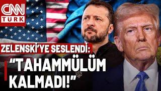 SON DAKİKA "Bu Adam Barış İstemiyor!" Trump-Zelenski Yine Birbirine Girdi