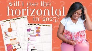 New Happy Planner Horizontal Layout Review & Plan With Me Part 1 | Will I Use It In 2025 Setup?