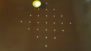 Aavani madham special 7*1dots #sikkukolam |#rangolidesigs|kolangal| rangoli design| lighting rangoli
