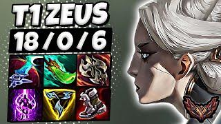 T1 Zeus Camille vs Aatrox TOP [ Perfect KDA ] Patch 14.14 Korea Grandmaster 