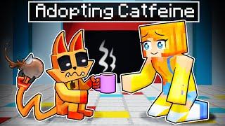 I Adopted BABY CATFEINE in Minecraft!?