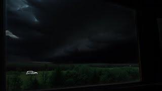 Dark Thunderstorm in Distance  | Hiding Inside old Farmhouse | Calm Before the Storm | 3 HOURS