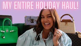 EUROPEAN HOLIDAY LUXURY HAUL!!!  EVERYTHING I BOUGHT IN ON VIDEO 