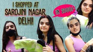 I Shopped At Sarojini Nagar Market | 2K Budget! | Shopping Vlogs | Ruhaanika Dhawan