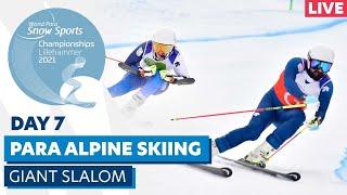 Lillehammer 2021 | Para Alpine | Giant Slalom (m) - 1/2 | WPSS Championships