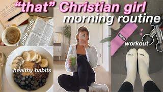 5AM 'THAT' CHRISTIAN GIRL MORNING ROUTINE: healthy christian habits for a productive day 