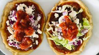 COMO HACER  SOPES DE FRIJOLES CON QUESO, SÚPER FÁCIL DMF.