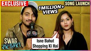 Jannat Zubair & Mr. Faisu REVEAL Secret About Their Dubai Trip | Swag Salamat Launch | EXCLUSIVE