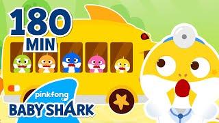 Baby Shark Wheels on the Bus and More | +Compilation | BEST Stories for Kids | Baby Shark Official