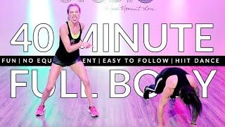 40 Minute Full Body HIIT DANCE | No Equipment Needed | The Studio by Jamie Kinkeade