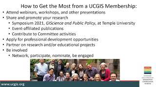 How to Get the Most from a UCGIS Membership