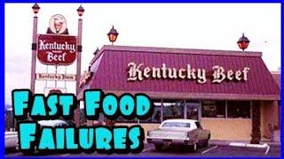 Forgotten Fast Food Failures!