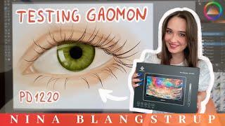 How to Draw an Eye - Unboxing and Review of the Gaomon PD1220