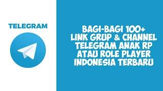 Bagi Bagi Link Grup Telegram RP (roleplayer) Indonesia