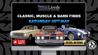 Lloyds Classic, Muscle & Barn Finds & Heritage Plates Auction - May 2024