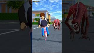 Hantu monster Bhoot Unknown Ghost Sakura School Simulator Ding Dong #shorts#viral#sojamere @OMMNRP