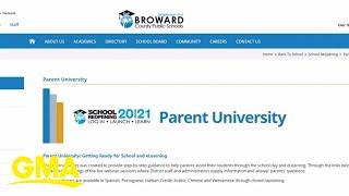 School offers 'Parent University' in prep for new school year | GMA