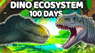 I Simulated A Dinosaur Ecosystem For 100 Days....