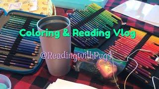 Coloring & Reading Vlog- January 2021