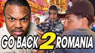 Black American CLASHES with UK Romanians in SHOCKING Encounter!