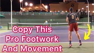 World Class Tennis Footwork You Can Copy (Pro Tennis Movement)