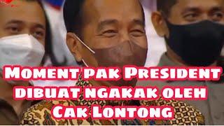 LUCU | Moment pak Jokowi dibuat Ngakak oleh Cak Lontong