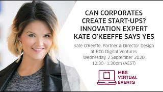 Webinar: Can corporates create start-ups?