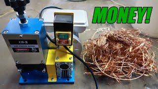 Automatic Wire Stripping Machine - Strip Copper Wire in Seconds!