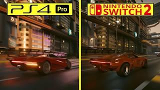 Cyberpunk 2077 Switch 2 vs PS4 Pro (1.61 Patch) Early Graphics Comparison