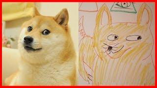 Doge Speed Drawing (such art, very oil pastel, new leonardo da vinci?)