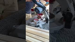 DIY FLOW WALL DESK  #flowwalldesk #dupe #asmr #shopsounds #woodworking #diydesk #shorts