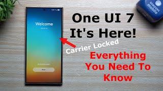 Samsung One UI 7 Is Officially Here - Everything You Need To Know
