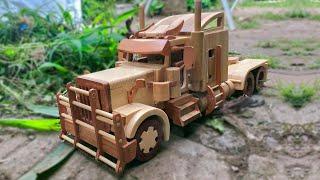 How to make Kenworth Heavy truck - Wooden toy