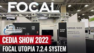 Focal Utopia In-wall Speakers - CEDIA 2022 Booth Tour -  Focal 1000 IWLCR + 1000 IWSUB