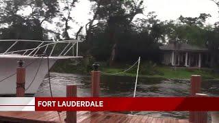 Liz Caldwell shows aftermath of Hurricane Irma in Fort Lauderdale's Rio Vista